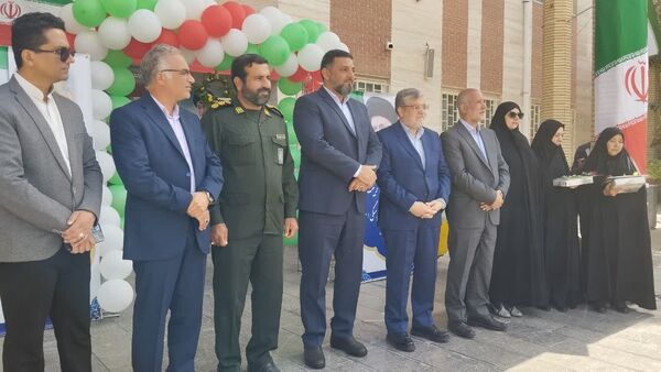 آیین زنگ مهر در دبیرستان «ذبیح‌الله هوشیار» ناحیه ۱ مشهد 