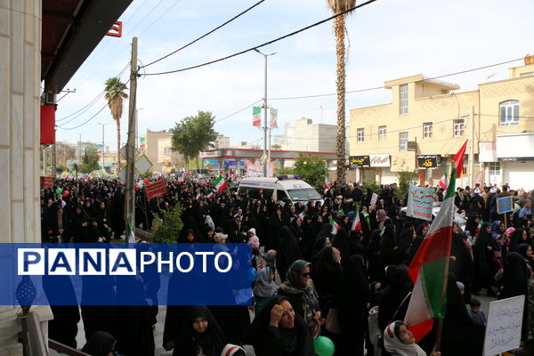 حضور پرشور مردم انقلابی جهرم در جشن 47 سالگی انقلاب اسلامی
