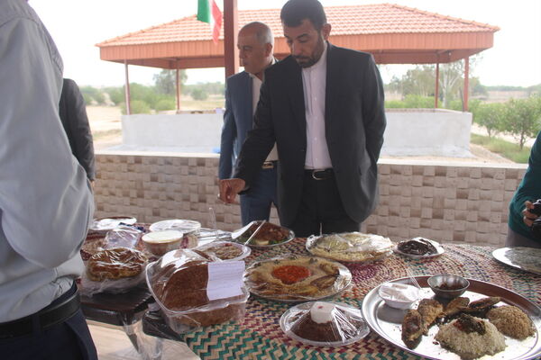 جشنواره غذا و صنایع دستی در اردوی تمشک دختران استان بوشهر