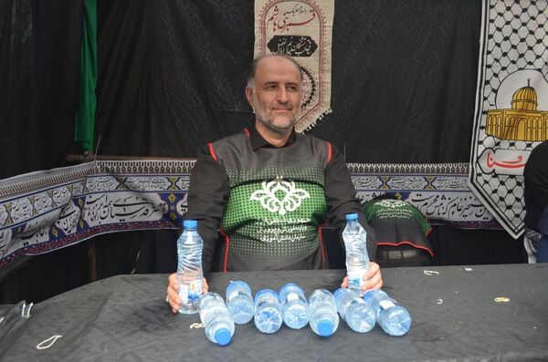 برپایی موکب عشاق الحسین سازمان دانش‌آموزی شهر تهران