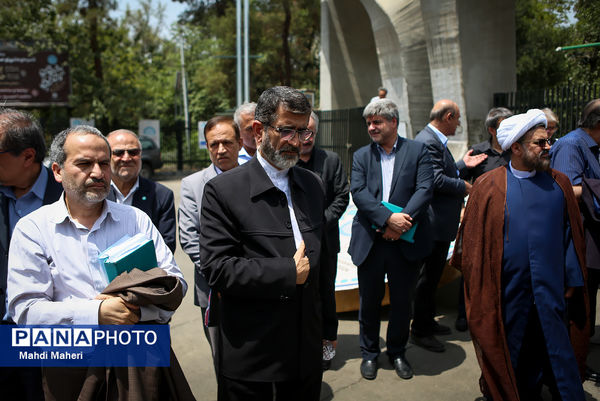 تجمع مقابل دانشگاه تهران در محکومیت ترور شهید اسماعیل هنیه