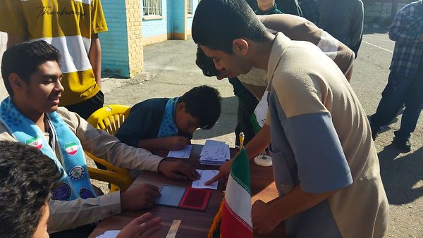 انتخابات شورای دانش آموزی در دبیرستان شاهد ابوذر غفاری نیشابور 