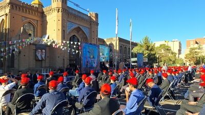 آغاز سال تحصیلی جدید در دبیرستان ماندگار البرز