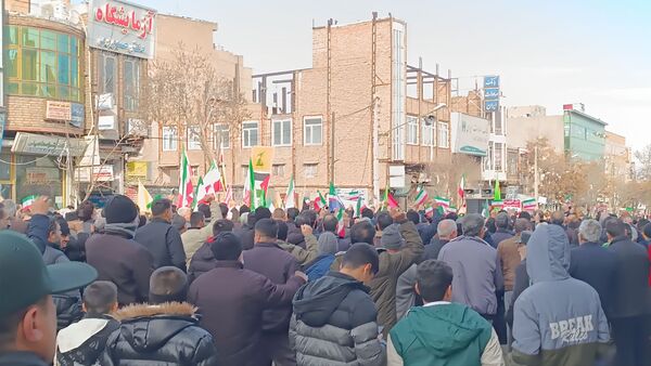 سیلی محکم مردم مرند به عوامل تروریستی 