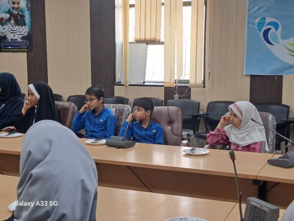 مراسم تقدیر از دانش‌‌آموزان فعال خبرگزاری پانا در میناب