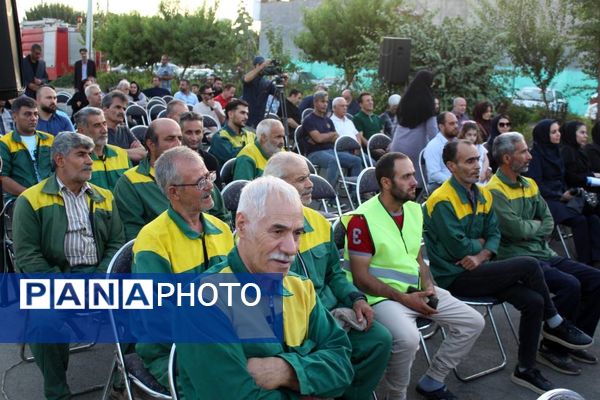 آیین افتتاح پارک شهدای اصناف در ناحیه 2 کرج