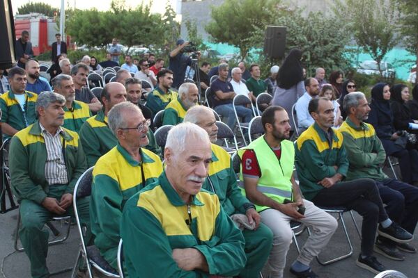 آیین افتتاح پارک شهدای اصناف در ناحیه 2 کرج