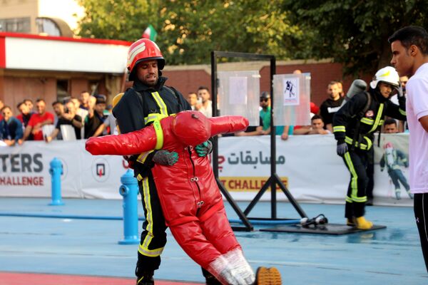مسابقات عملیاتی ورزشی آتش‌نشانان در مشهد