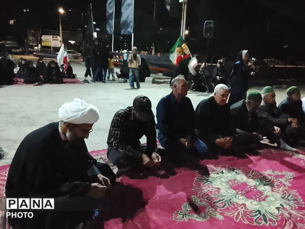سوگاری  رهبر شهید و ایام ماه محرم به همراه اجتماعات شبانه در حسینیه شهدای شهر بار
