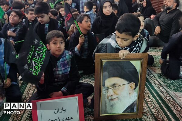 نوگلان فاطمی در آغوش حضرت عبدالعظیم حسنی (ع)