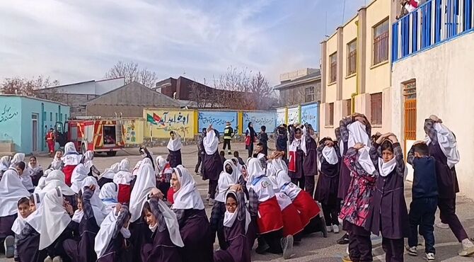 برگزاری بیست و هفتمین مانور سراسری زلزله و ایمنی درشهرستان خلخال