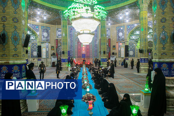 آیین «عهد عاشقی» با حضور اصحاب رسانه در مسجد جمکران