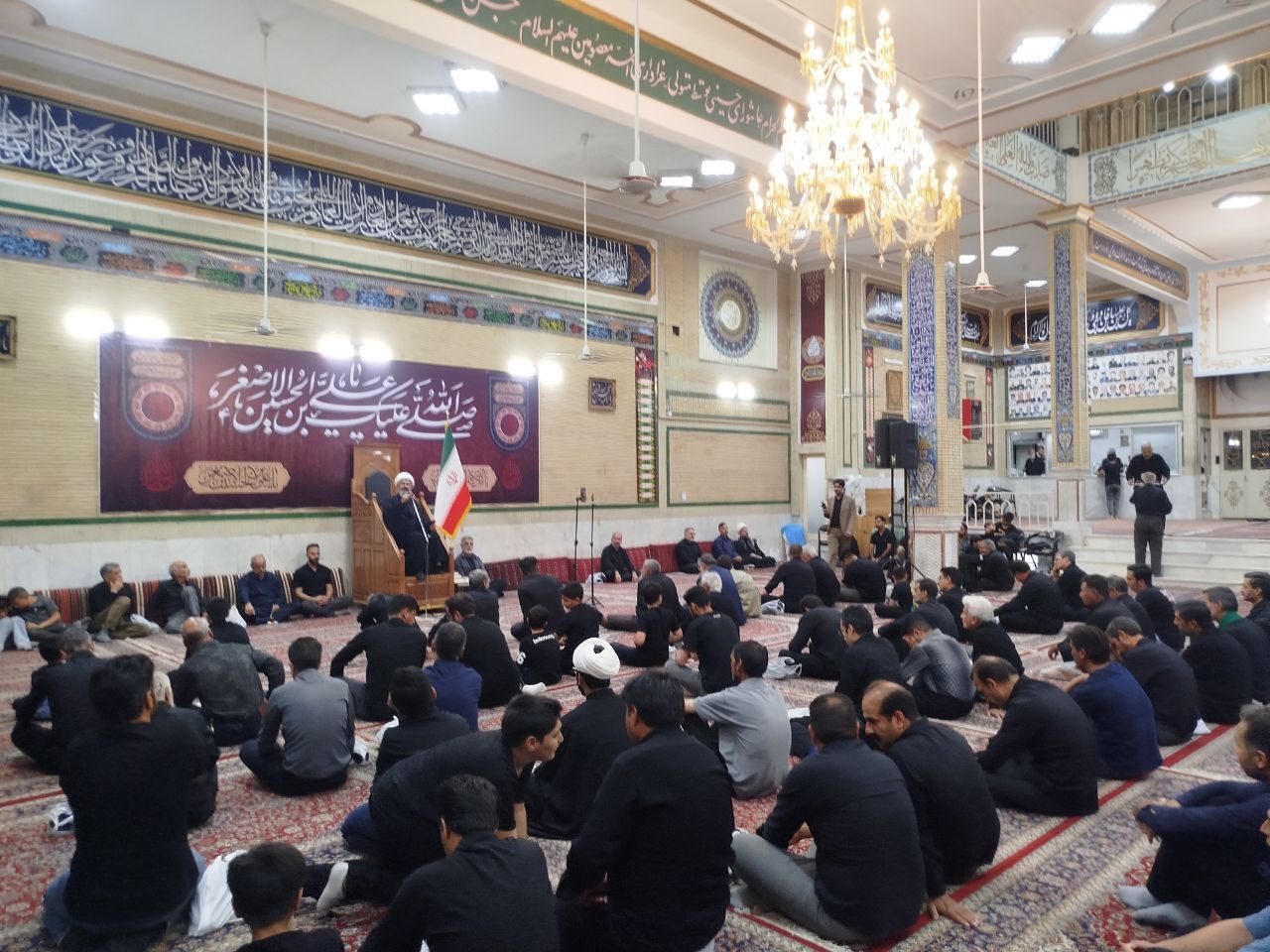 حضور حماسی جوانان و نوجوانان در شب هشتم محرم کاشمر