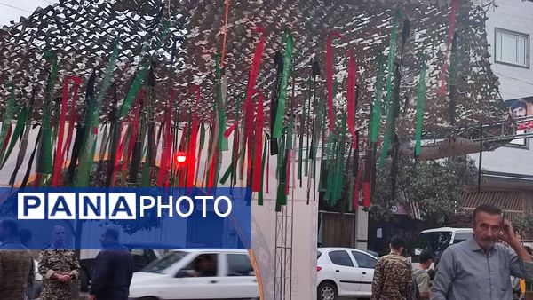 مراسم یادواره شهدا در روستای قراخیل قائمشهر