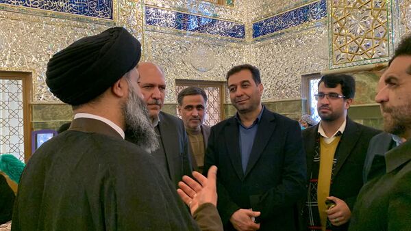 جشن تکلیف دانش آموزان دختر در حرم حضرت زینب (س)