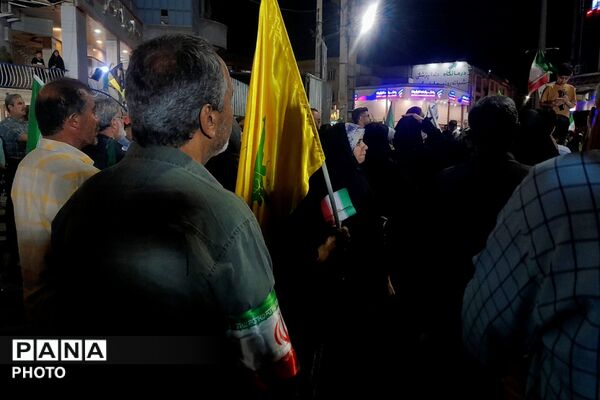  اجتماع اقتدارآمیز مردم ملارد در شب ۱۰۱ با شعار «الوعده وفا»