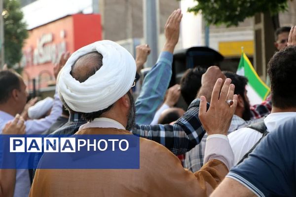 خروش مردم دلیجان علیه جنایات رژیم صهیونیستی