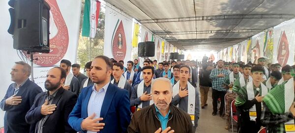 برگزاری مراسم سالروز شهادت شهید حسین فهمیده و آغاز هفته نوجوان و بسیج دانش‌آموزی در گلزار شهدای تهران 