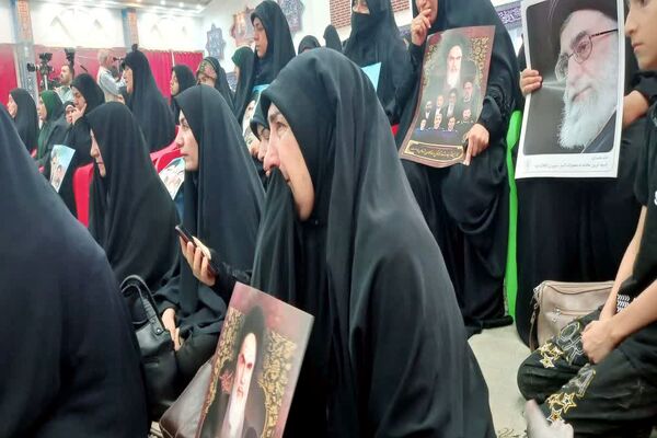 مراسم بزرگداشت شهدای ۷ تیر و اربعین شهدای خدمت در حسینیه ثارالله یاسوج