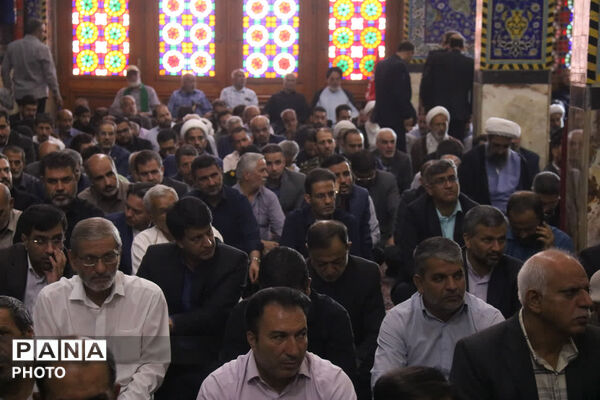 چهلمین خاکسپاری قائد شهید در مسجد روضه محمدیه 