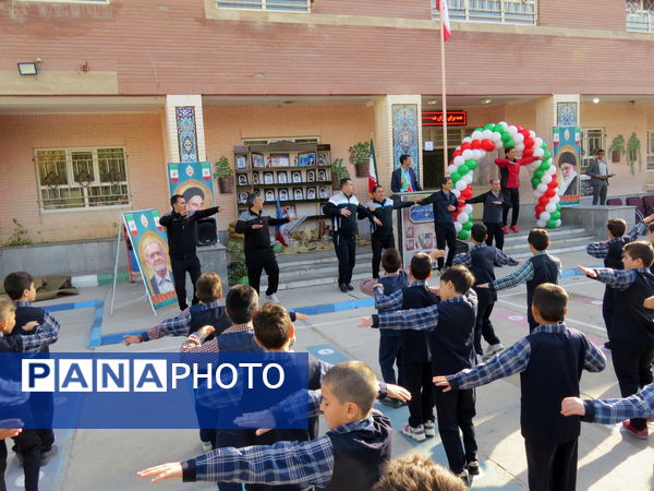 آغاز روزی پرنشاط با اجرای ورزش صبحگاهی در مدارس بجنورد 