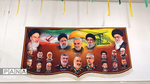 افتتاح نمایشگاه شهدای جنگ رمضان در روستای مومن آباد قم