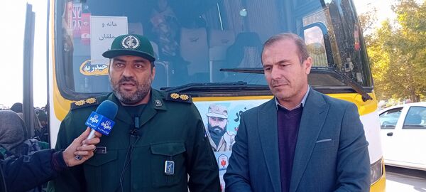 اعزام دانش‌آموزان دختر آشخانه به اردوی راهیان نور