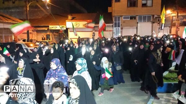 خروش خشکبیجاری ها درچهلمین روز شهادت رهبر شهید وشهدای میناب
