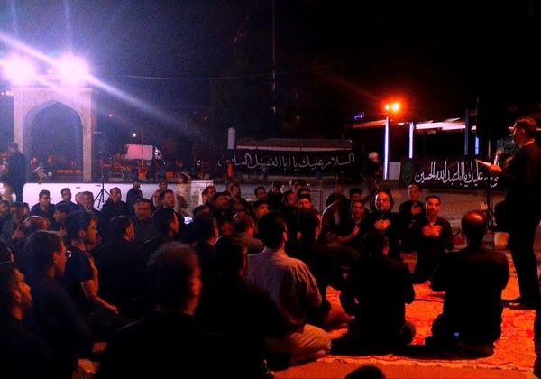  مراسم عزاداری اباعبدالله الحسین(ع) در مسجد شهدای گمنام 