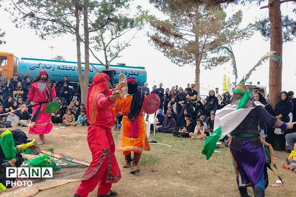 بازدید امام جمعه کاشمر از موکب صندوق امام حسین در محور کاشمر-خلیل آباد