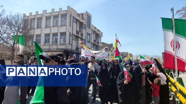 حماسه آفرینی مردم اراک در روز قدس