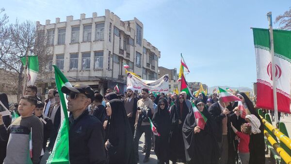 حماسه آفرینی مردم اراک در روز قدس