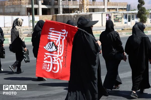 راهپیمایی جاماندگان اربعین در سمنان