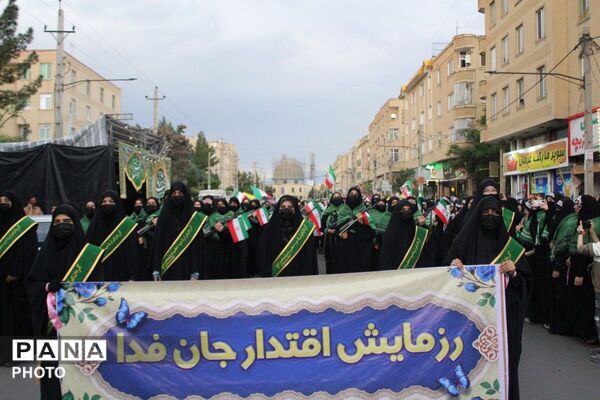 رزمایش اقتدار جان فدای دختران شهرستان ملارد