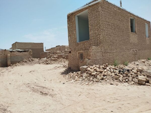 مغان روستایی  زلزله زده و غریب  بدون خبرنگار در کاشمر