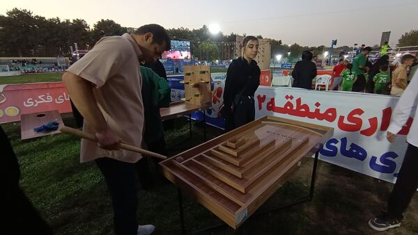 تدارک بازی‌های فکری در افتتاحیه سومین جشنواره خانواده ورزش در بوستان ملت مشهد