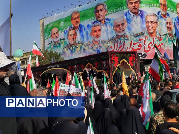 تشییع شهدای اقتدار در تهران