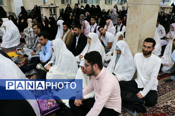 جشن ازدواج مسجدی 132 زوج جوان در قم - 2