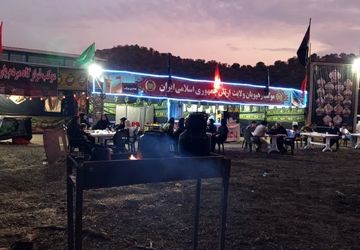 فعالیت‌های موکب‌ها در مرز باشماق مریوان در ایام اربعین