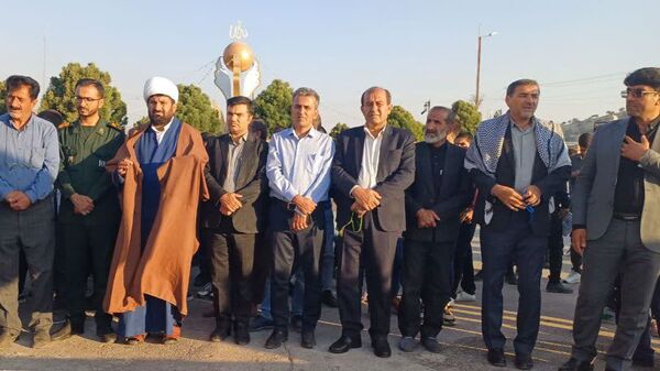 اجتماع بزرگ مردم دیشموک در محکومیت شهادت مظلومانه سید حسن نصرالله