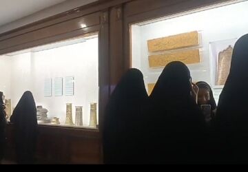 اعزام ۱۲۰ نفر از دانش آموزان دبیرستان قلم چی بیرجند به مشهد مقدس