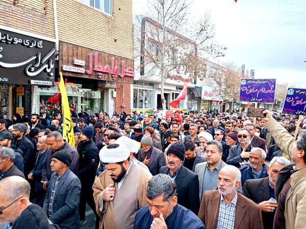 تشییع با شکوه شهید جوادحسن زاده شهید مرزبانی فراجا