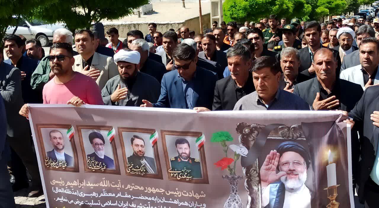 برگزاری سوگواری سیدالشهدای خدمت در شهرستان مارگون