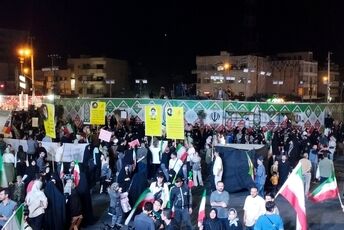 حضور کاروان اقتدار در میدان جمهوری 