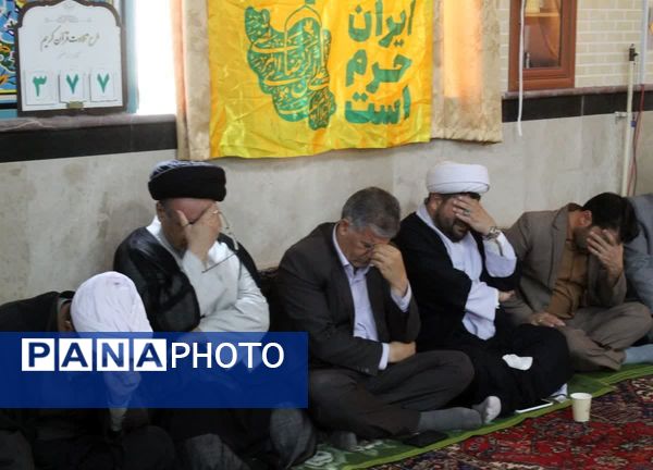 ادای احترام به حماسه‌سازان مقاومت؛ مراسم چهلم شهدای جنگ ۱۲ روزه در ملکان