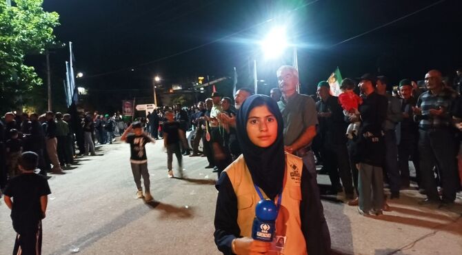 هیئت عزاداری و زنجیر زنی در حسینیه شهدای شهر بار نیشابور 