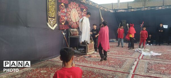 تعزیه خوانان کوچک غیرتی بزرگ نسل آینده ساز در کانون لقمان کاشمر