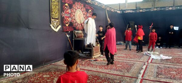 تعزیه خوانان کوچک غیرتی بزرگ نسل آینده ساز در کانون لقمان کاشمر