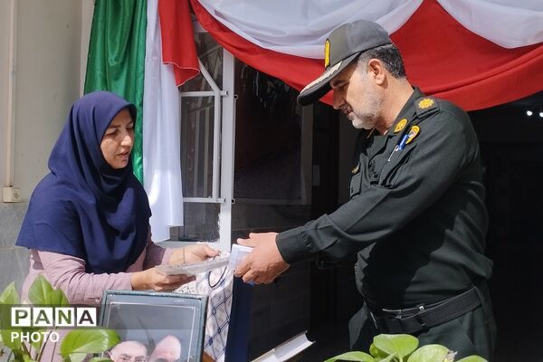 مراسم هفته نیروی انتظامی در مدرسه یاس‌نبی و فتح بهارستان‌دو