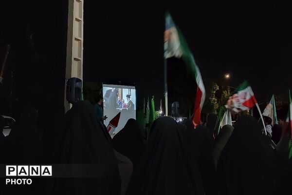جوشش غیرت انقلابی مردم شهر بار در  اجتماعات شبانه